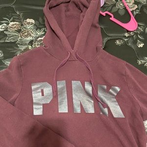 Pink Crop Sweatshirt